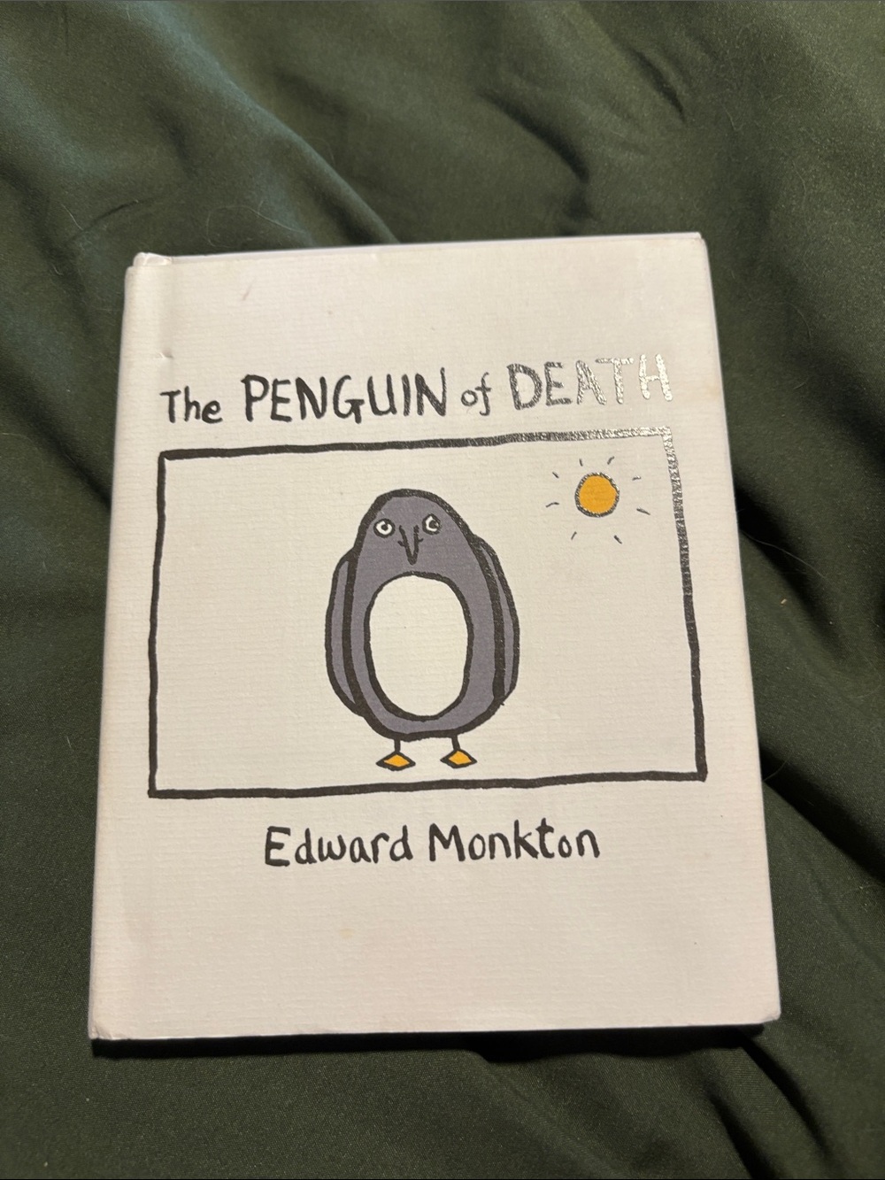 The Penguin of Death by Edward Monkton - Illustrated White Cover